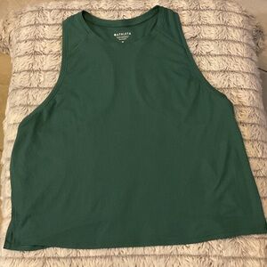 Athleta Forest Green Muscle Tee